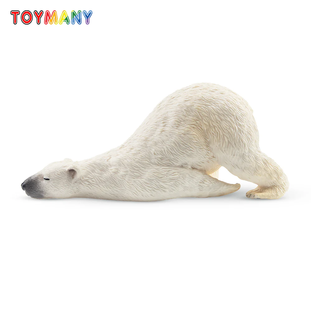 Kids Toys Under $5 - Toymany Simulation Lying Adult Polar Bear