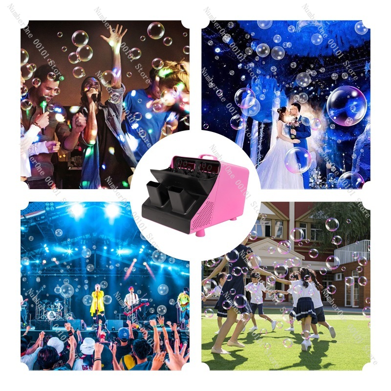 Bubble Machine Outdoor - Wedding Bubble Machine Stage Rechargeable Remote