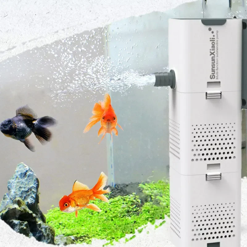 Bubble Machine Outdoor - 3 In 1 Aquarium Filter Pump