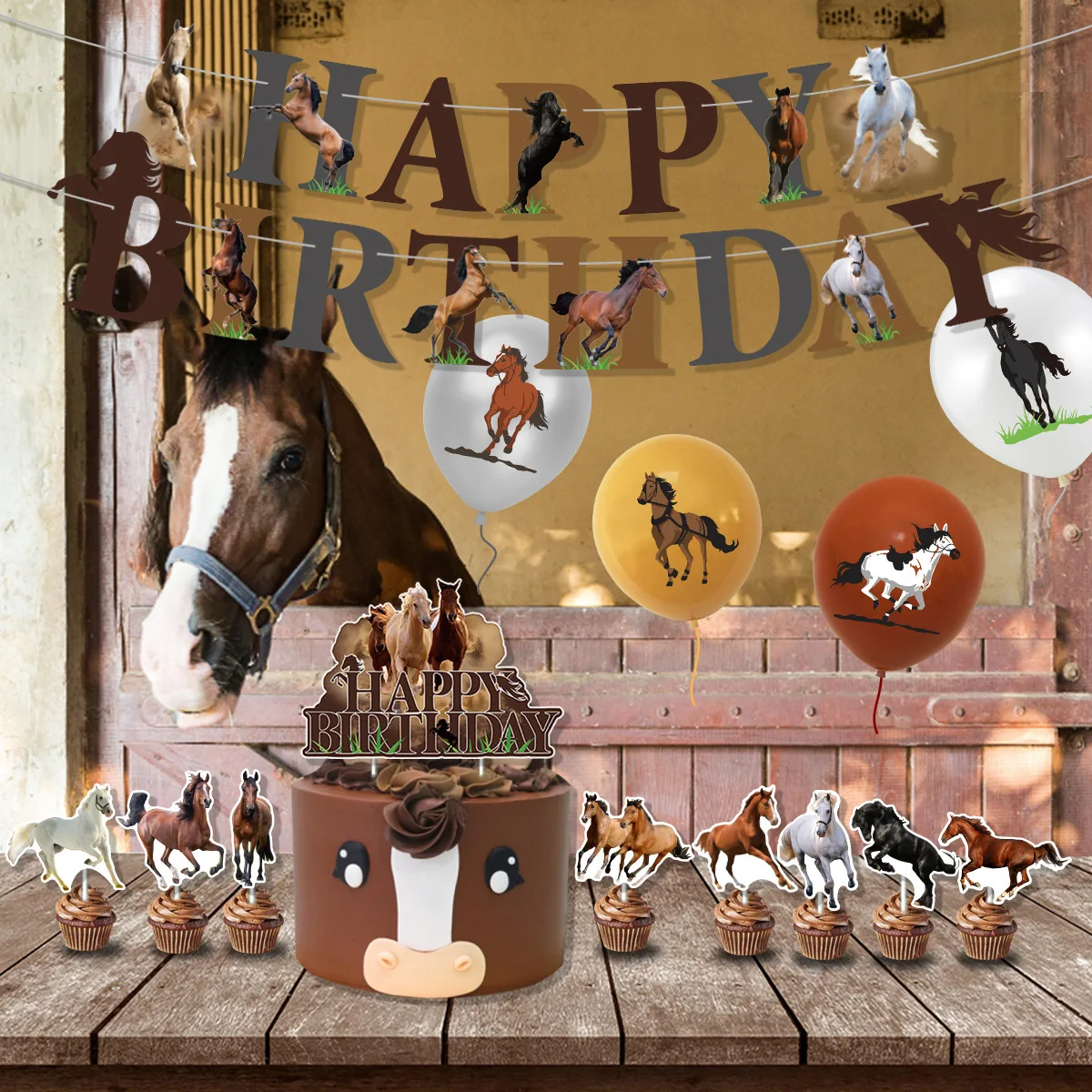 Horse Racing Birthday Party De - Kids Toys Horse 评论和价格