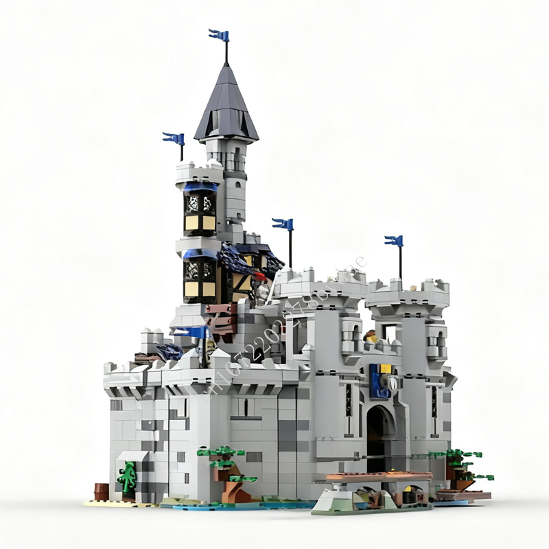 2350PCS MOC Medieval Castle Pu - Kids Toys Horse 评论和价格