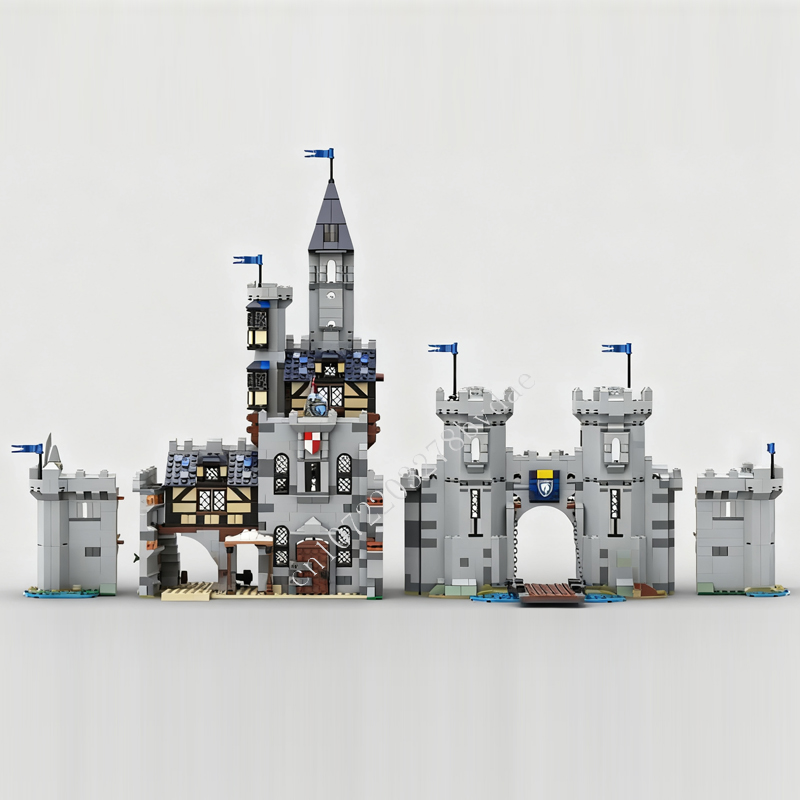 2350PCS MOC Medieval Castle Pu - Kids Toys Horse 评论和价格