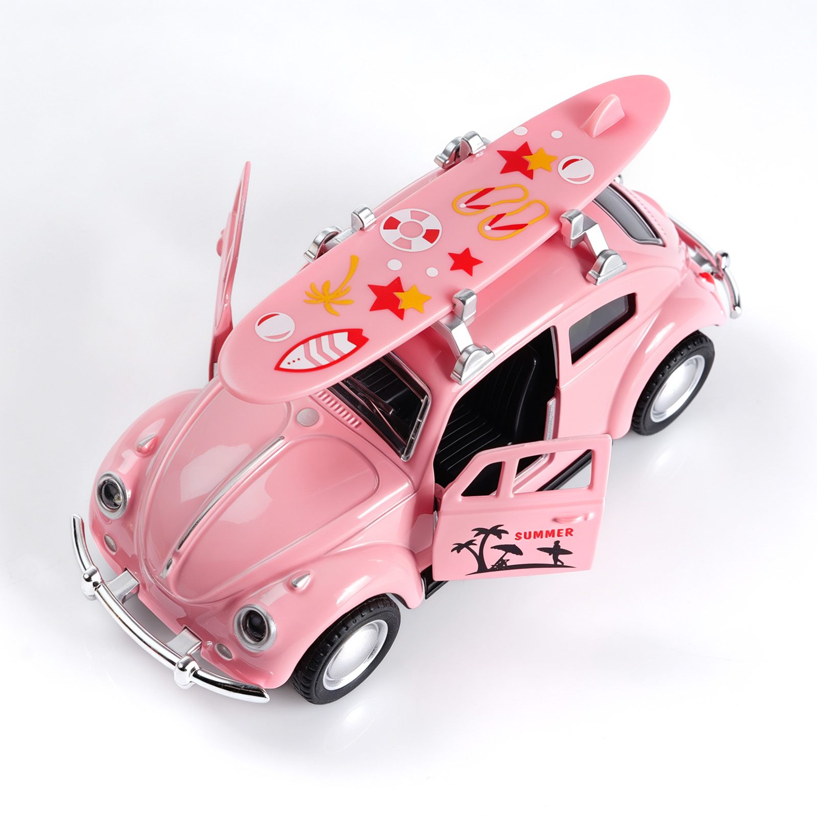 1:36 Pink Volkswagen Beetle Di - Kids Toys Young 评论和价格