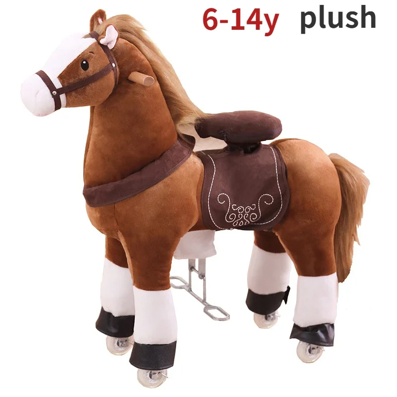 Multi-Color Jumping Horse Larg - Kids Toys Horse 评论和价格