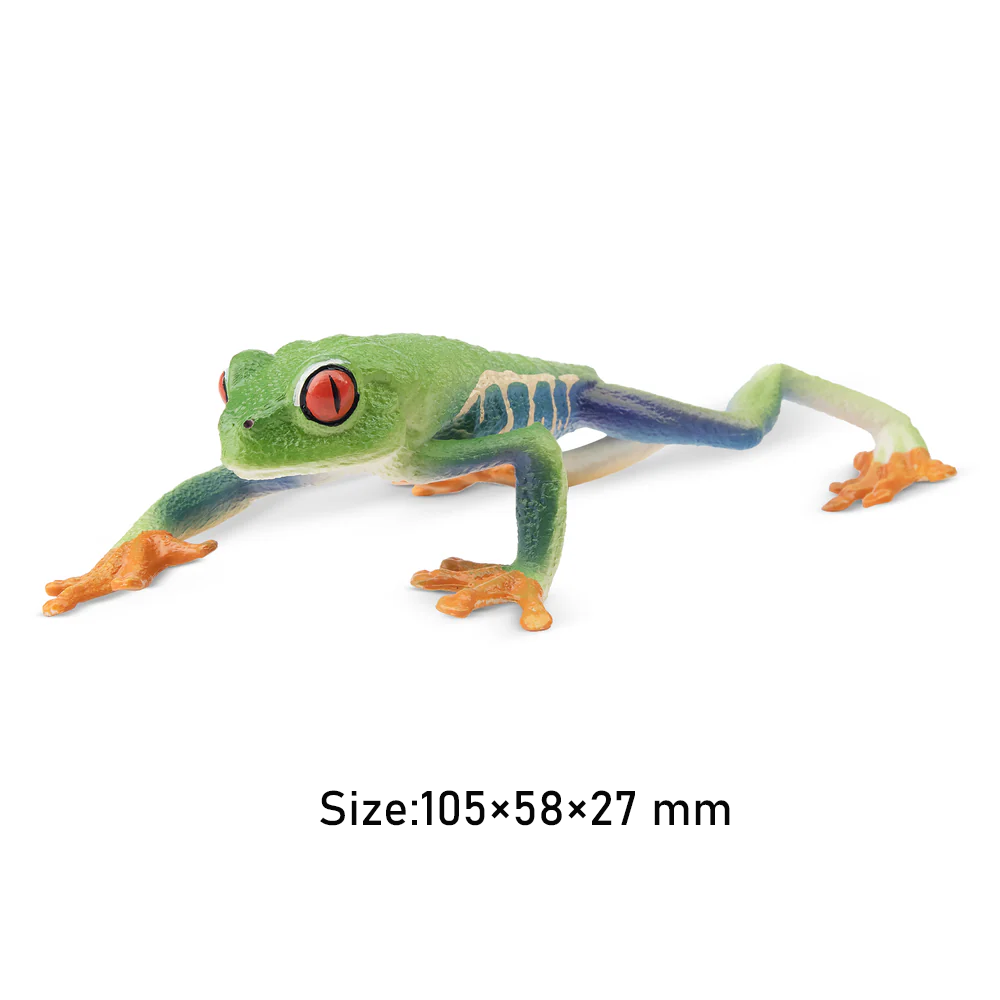 Toymany Simulation Red-eyed Tr - Kids Toys Under $5 评论和价格