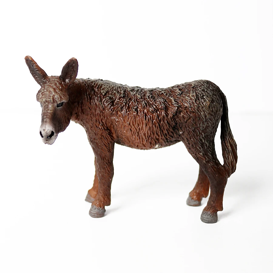 Donkey Model Toy Animals Figur - Kids Toys Horse 评论和价格