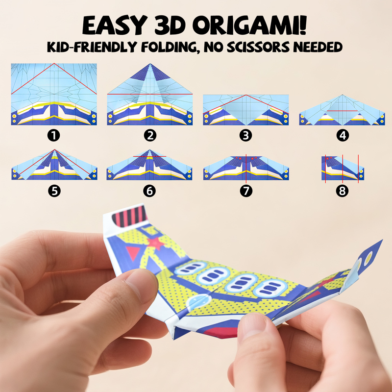 36 Sheets Paper Airplane Origa - Sandbox Play Set 评论和价格