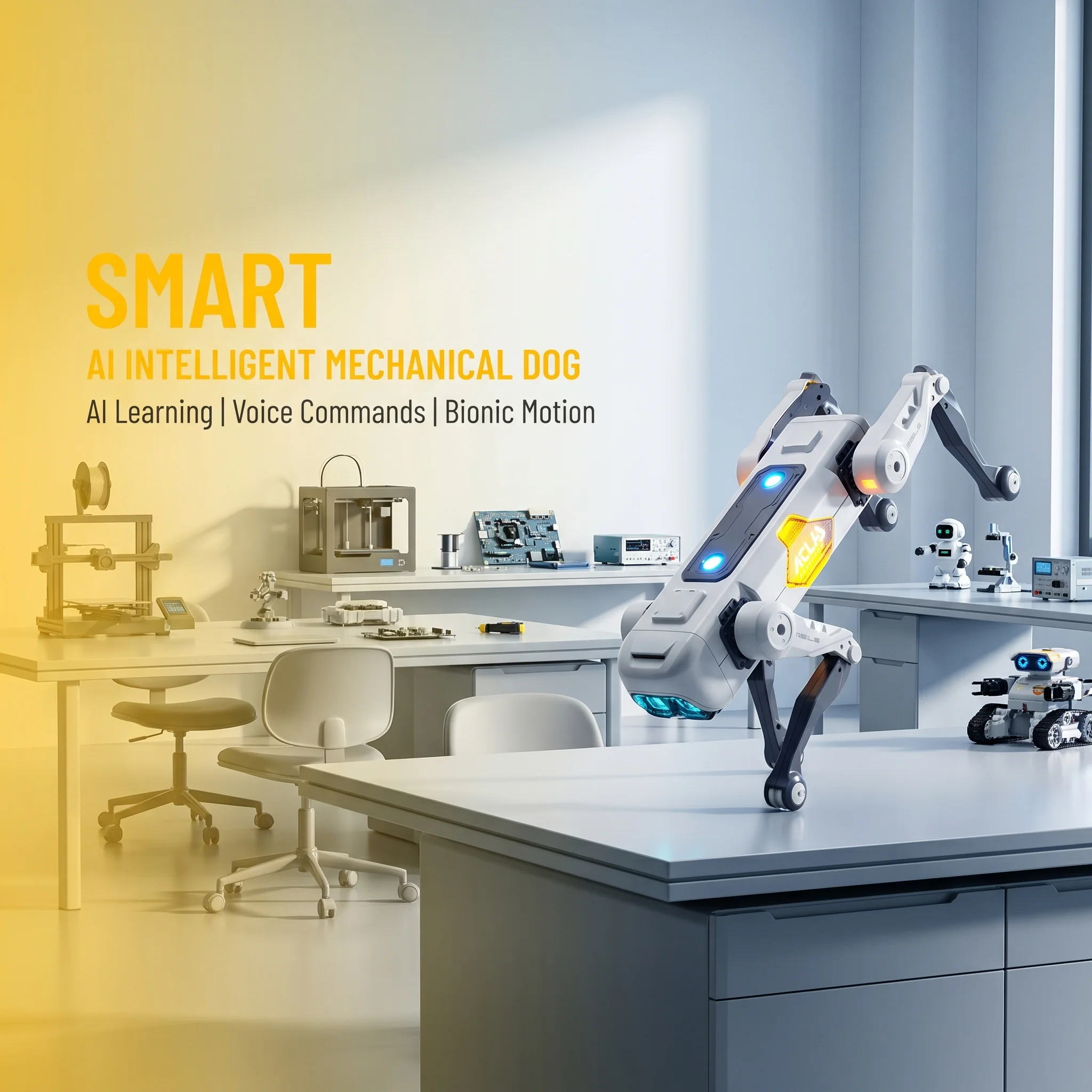 AI Smart Robot Dog, Voice & AP - Kids Toys Young 评论和价格