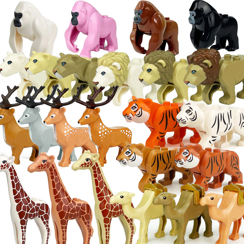 MOC Farm Forest Series Scene P - Kids Toys Horse 评论和价格