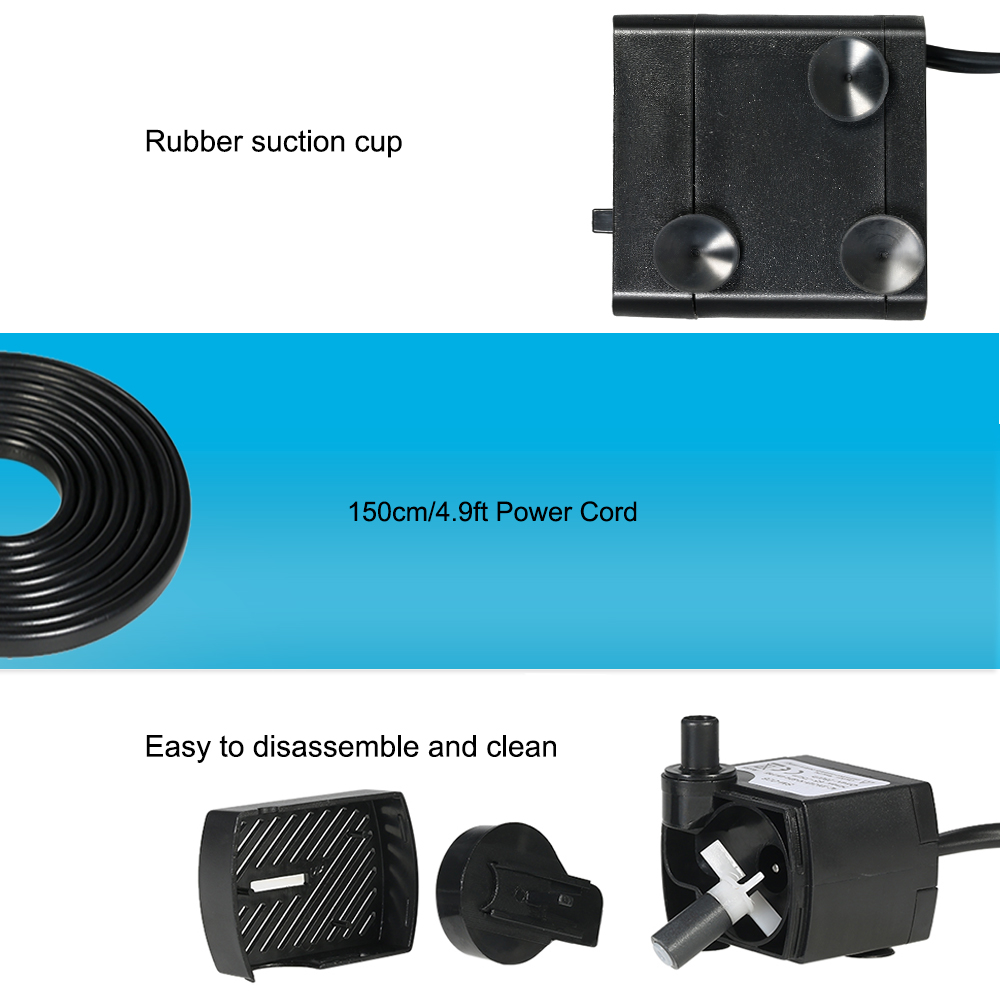 180L/H 2.5W Submersible Water  - Bubble Machine Outdoor 评论和价格