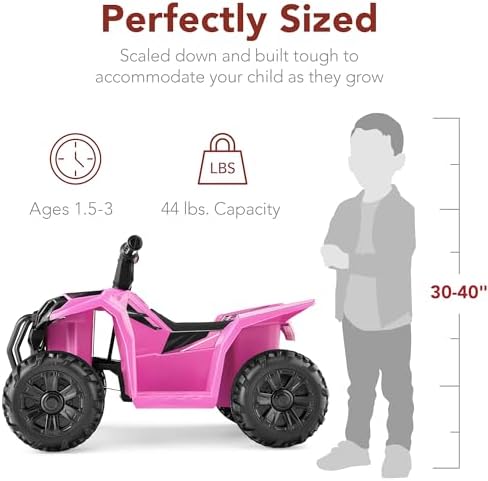 6V Kids Ride On Toy, 4-Wheeler - Kids Toys Quad 评论和价格
